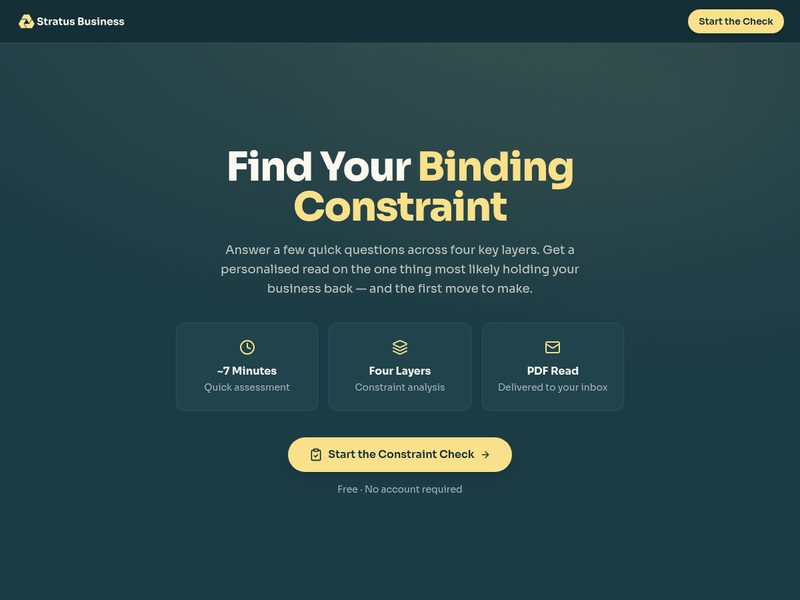 The Constraint Check