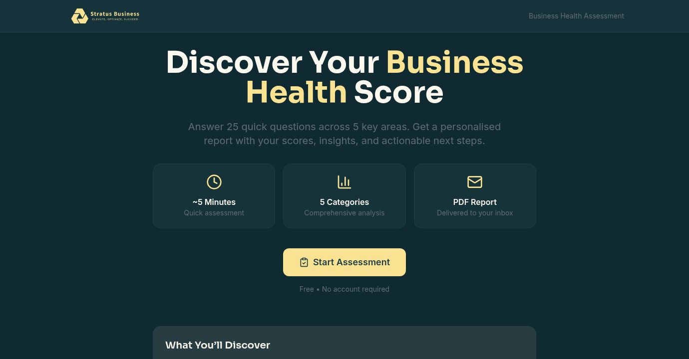 Free Business Health Check